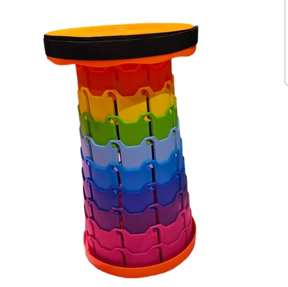 Retractable telescopic plastic Stool